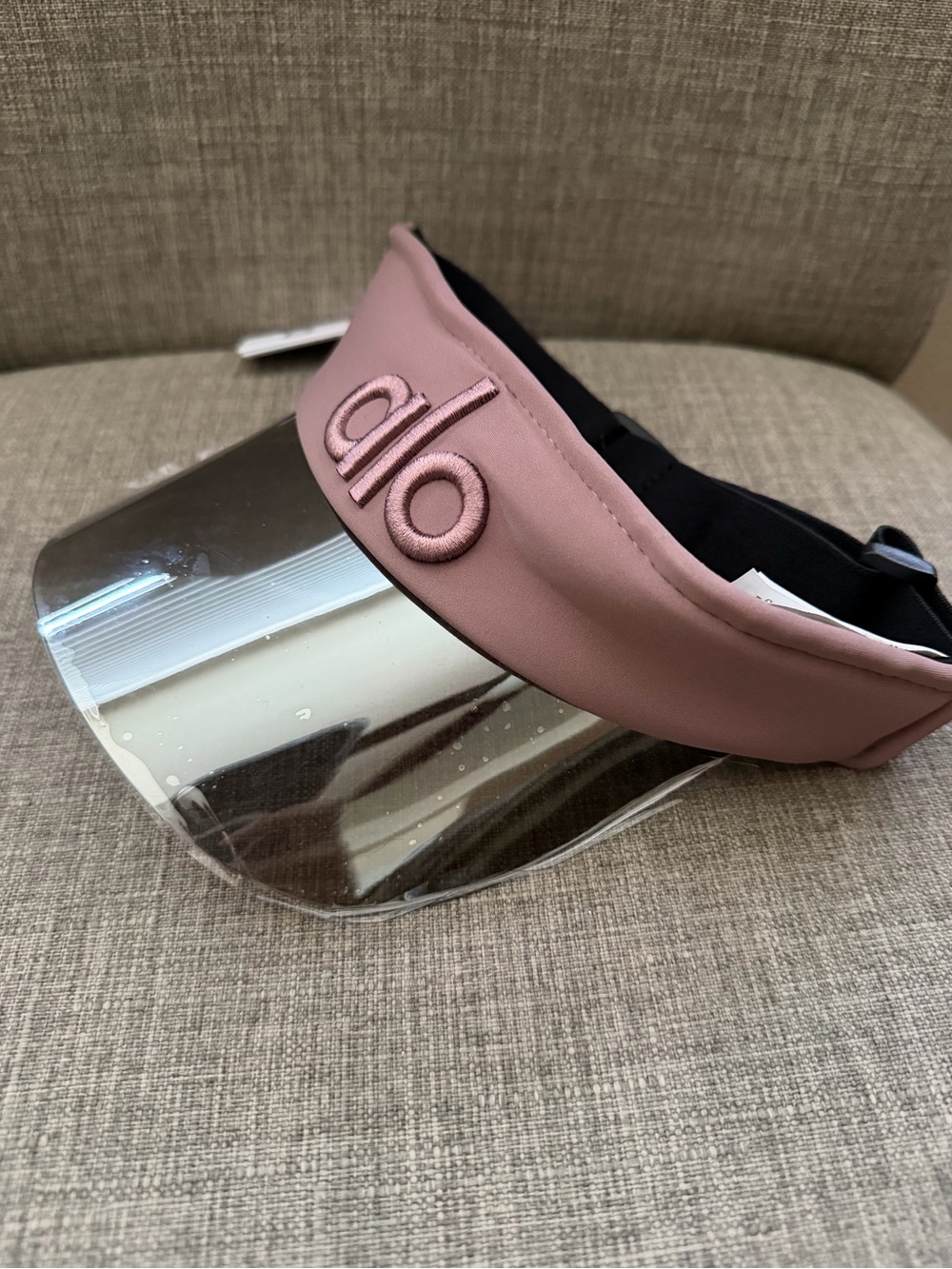 Aldo Dusty Rose Visor with Clear Shield